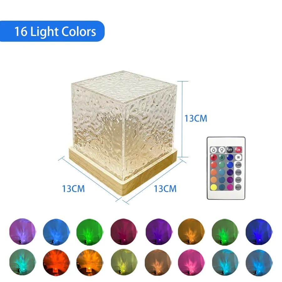 AquaGlow Water Ripple Projector (5")
