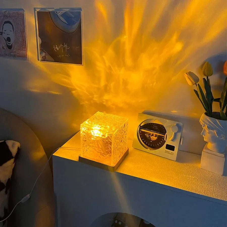 AquaGlow Water Ripple Projector (5")