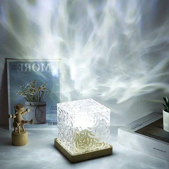 AquaGlow Water Ripple Projector