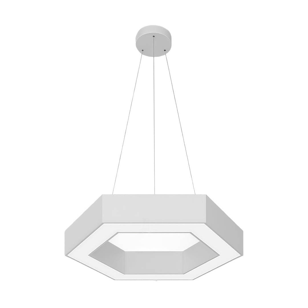 Modern Geometric Hexagonal LED Chandelier - view 3