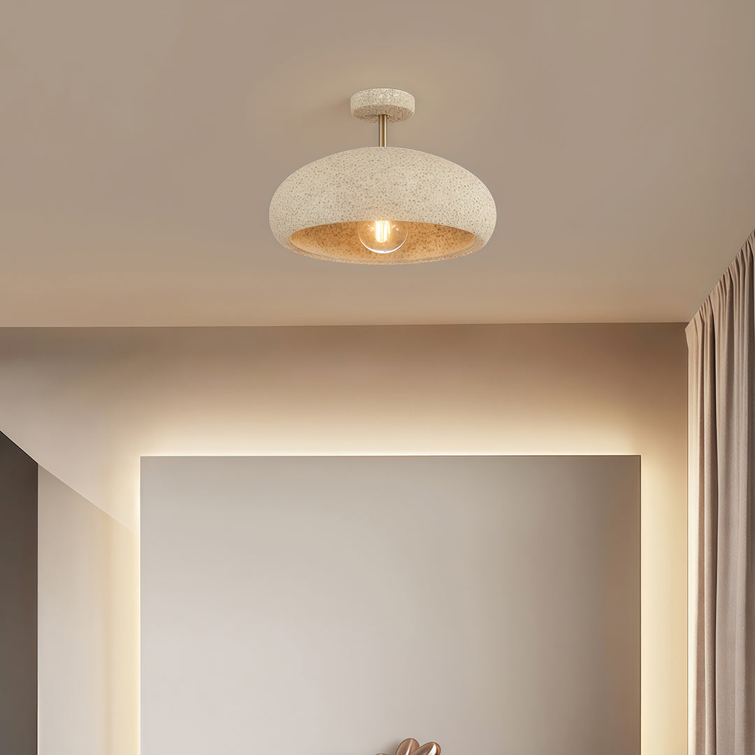 Kanso Wabi-Sabi Semi-Flush Mount