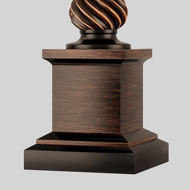 Winslow Bronze Candlestick Table Lamp (24") - LivingLX