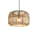 Woven Japanese Minimalist Pendant Light