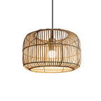 Woven Japanese Minimalist Pendant Light