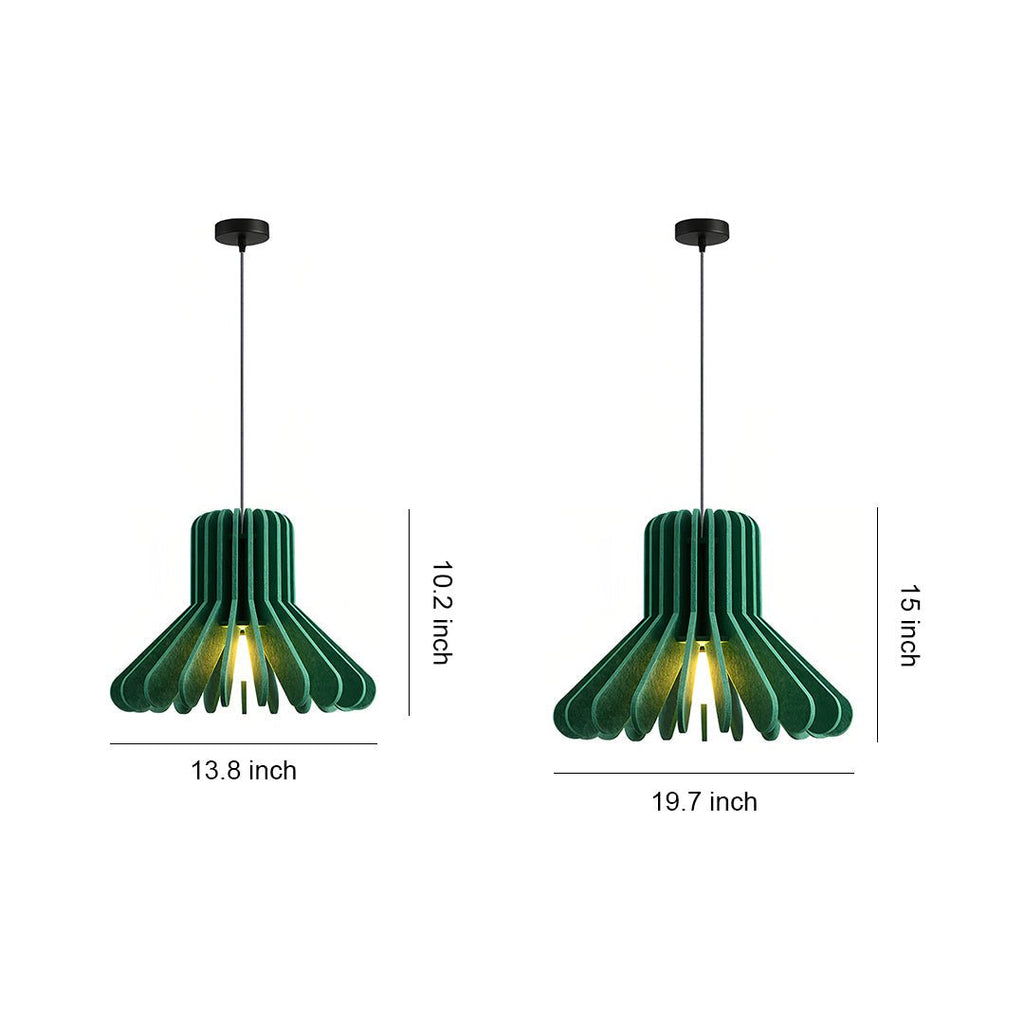 Wren Felt Acoustic Pendant (14"–20") - LivingLX