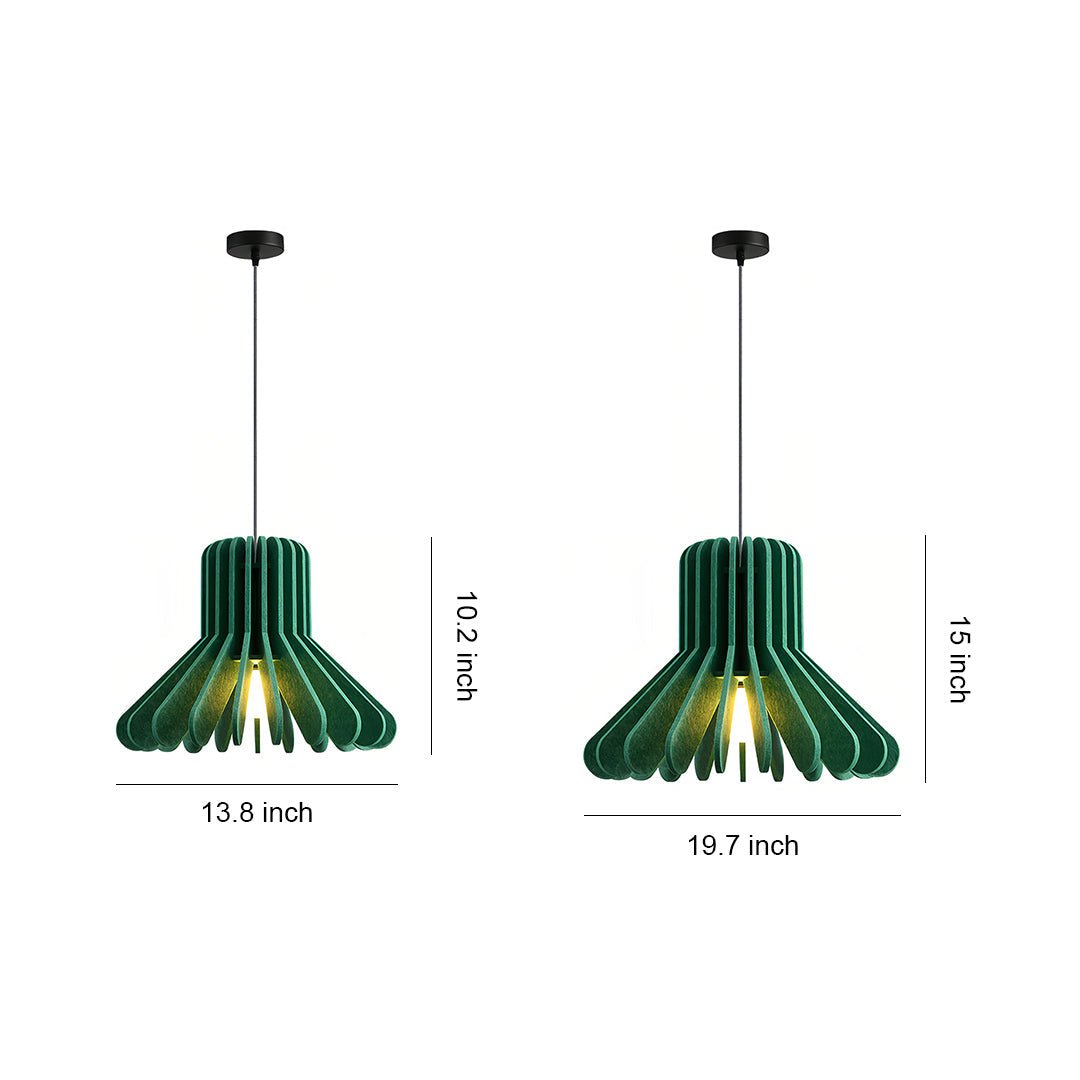 Wren Felt Acoustic Pendant (14"–20") - LivingLX