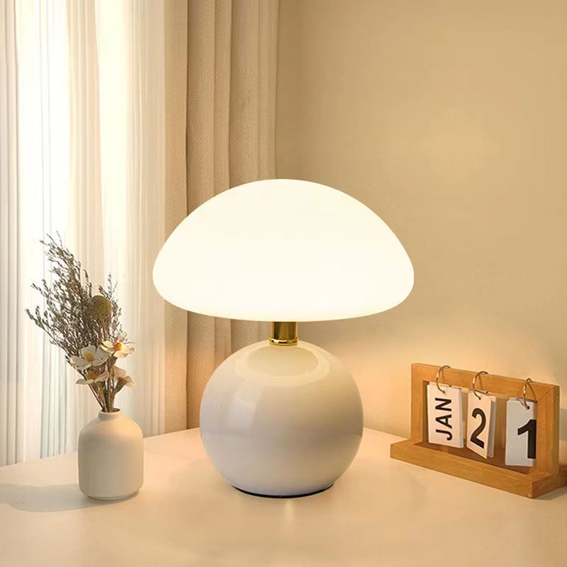 LumiCéram Ceramic Mushroom Lamp