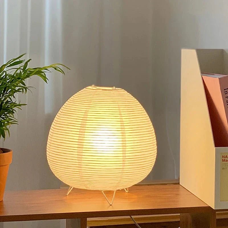 ZenGlow – Elegant Table Lamp in Wabi-Sabi Style for a Calming Interior - LivingLX