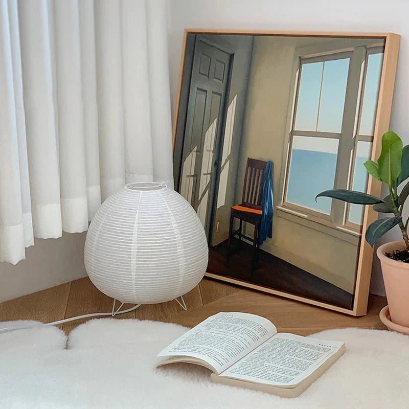 ZenGlow – Elegant Table Lamp in Wabi-Sabi Style for a Calming Interior - LivingLX