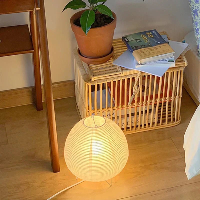 ZenGlow – Elegant Table Lamp in Wabi-Sabi Style for a Calming Interior - LivingLX